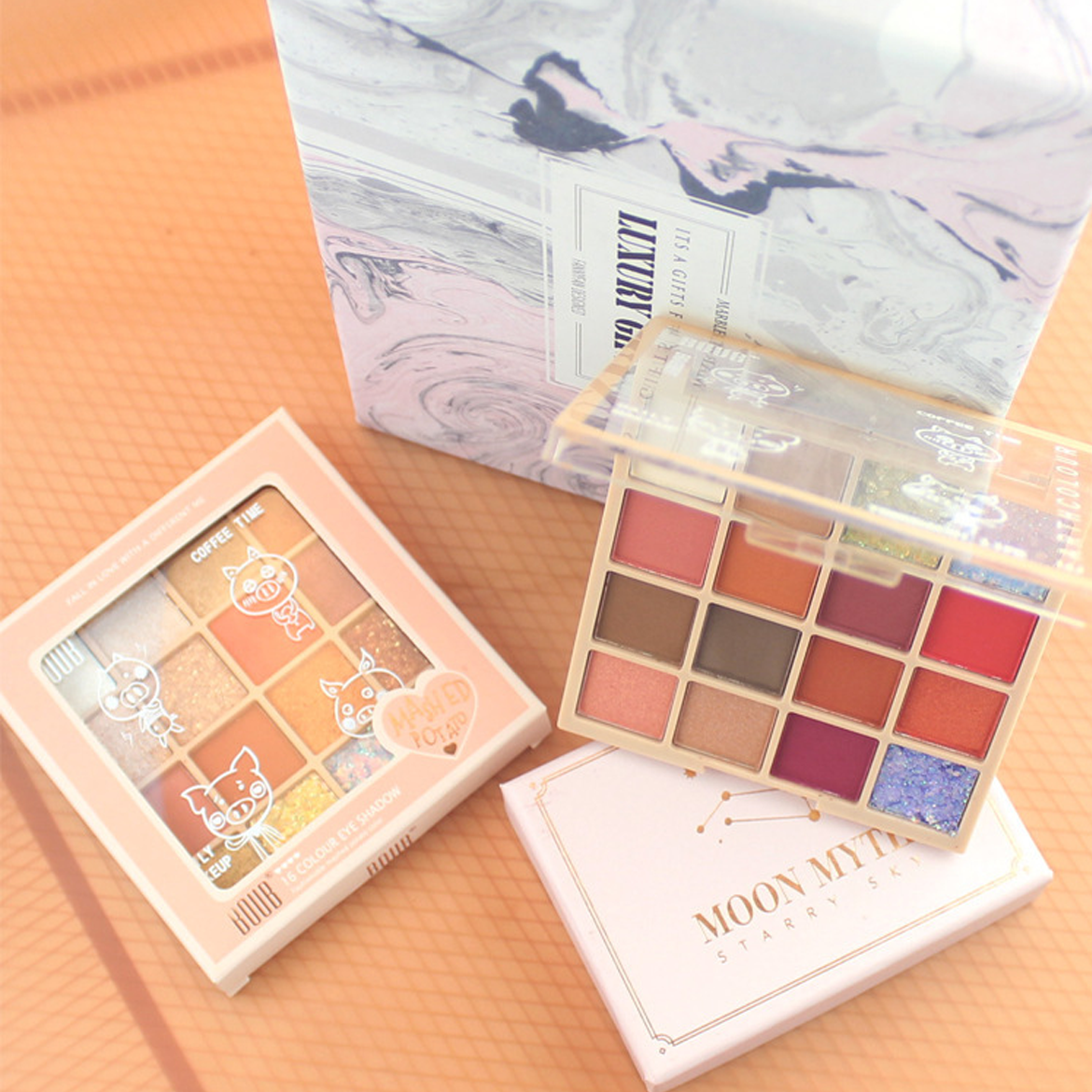 Phấn mắt nội địa trung Yancai 16 Color Eye Shadow
