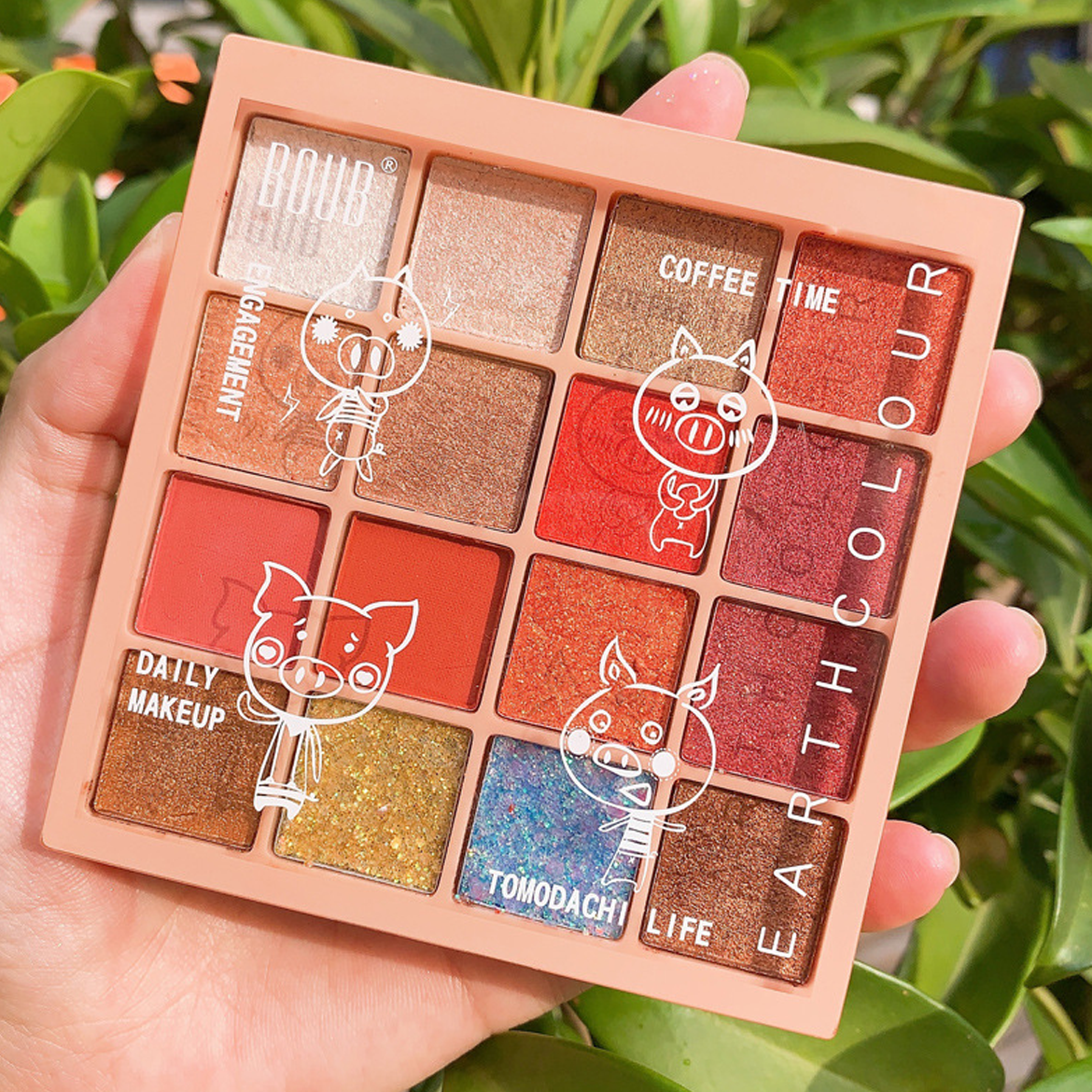 Phấn mắt nội địa trung Yancai 16 Color Eye Shadow