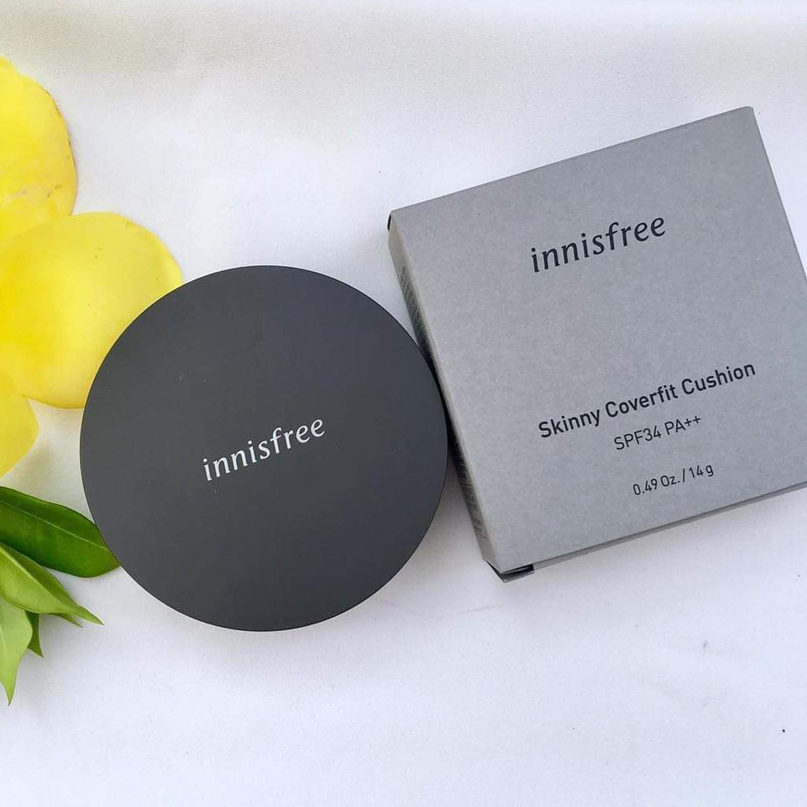 Phấn nước Innisfree Skinny Coverfit Cushion SPF34 PA++ - NO.21