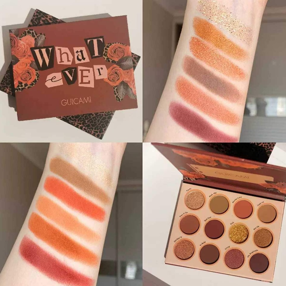 Bảng Màu Mắt Nội Địa Trung Guicami Whatever 12 Màu