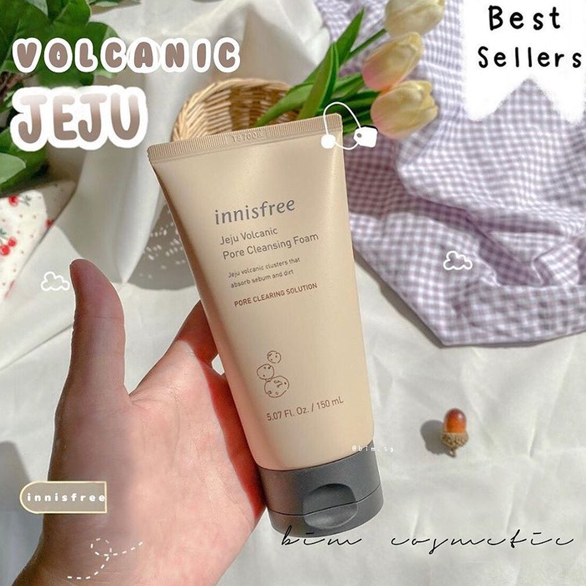 Sữa rửa mặt tro núi lửa Innisfree