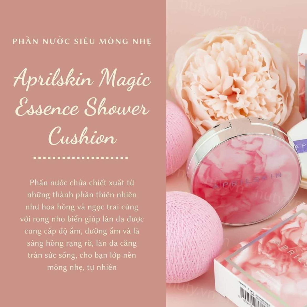 Phấn Nước Aprilskin Magic Essence Shower Cushion - No.23
