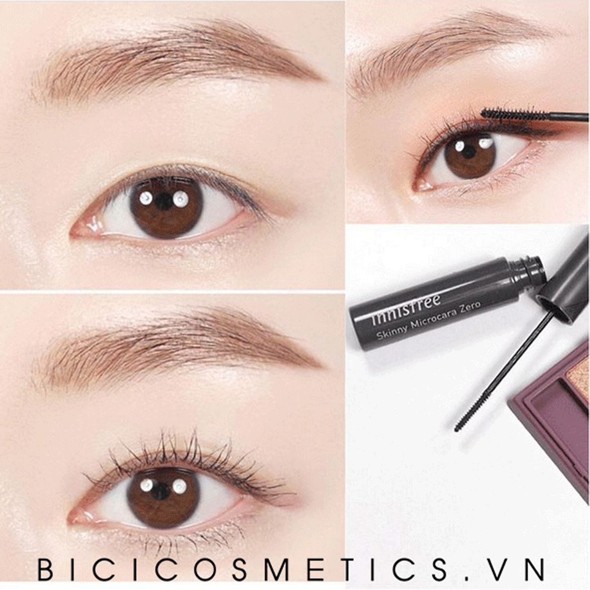 Mascara Chải Mi Siêu Mảnh Chống Trôi Innisfree Skinny Microcara Zero
