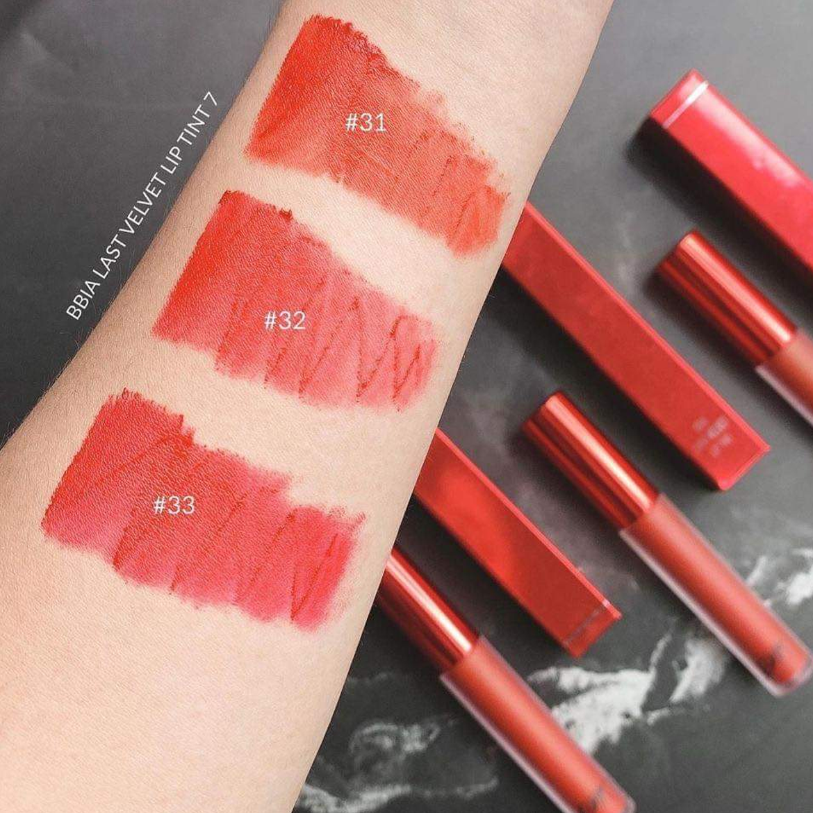 Son kem BBIA Last Velvet Lip Tint (màu 33 - Red Scandal)