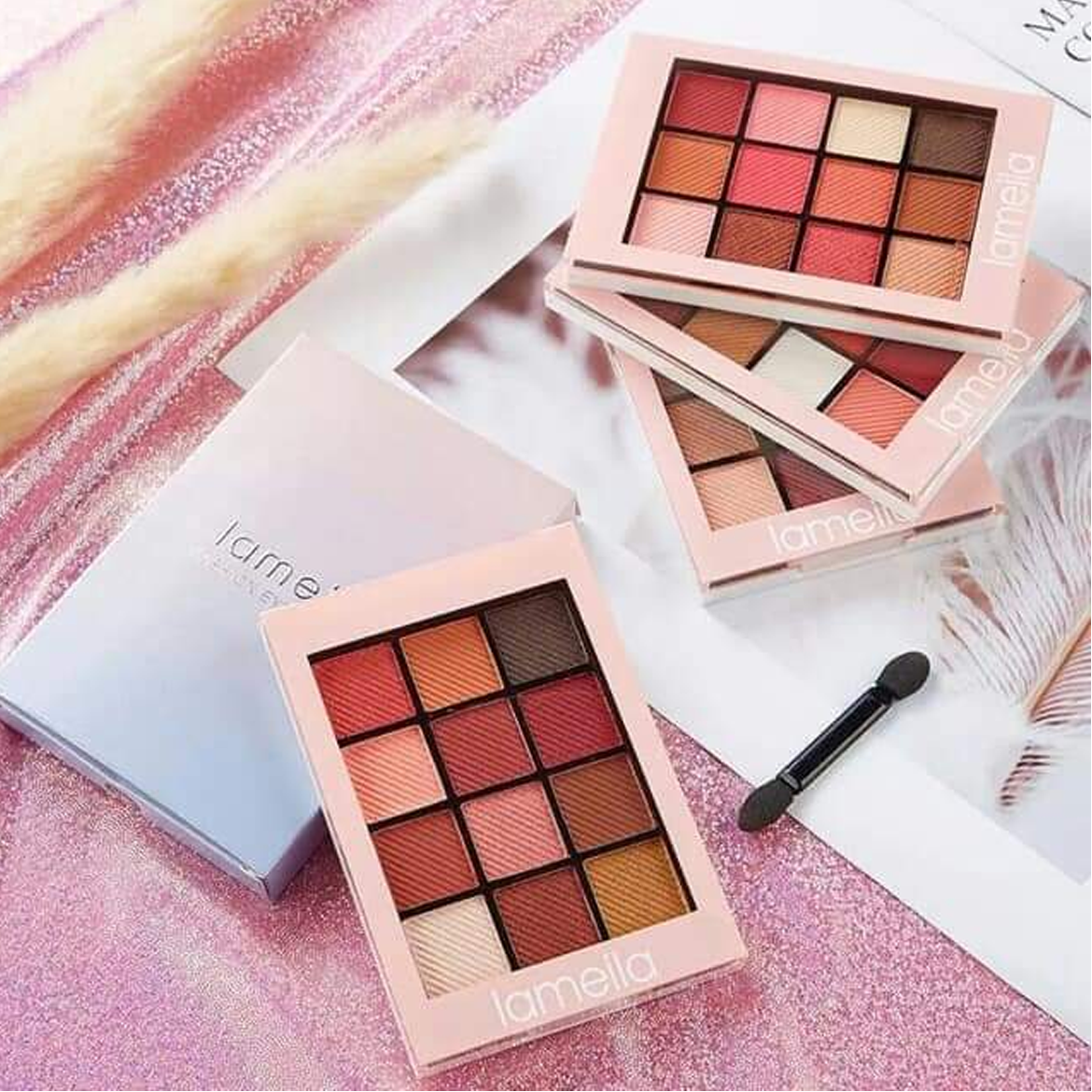 Phấn Mắt Nội Địa Trung Lameila 12 ô