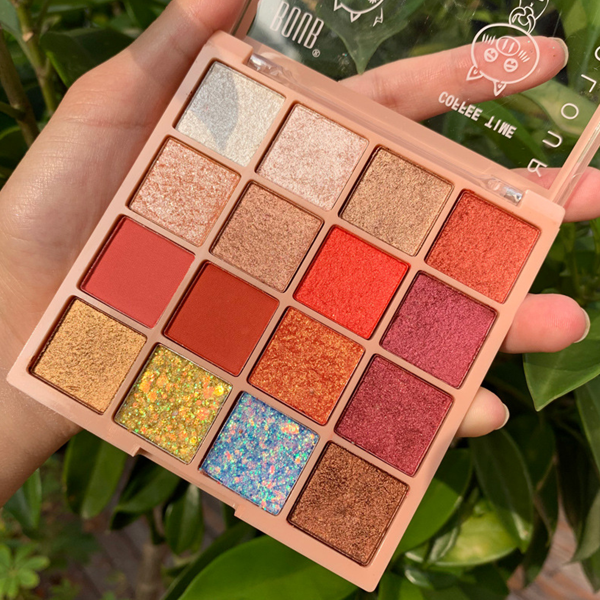 Phấn mắt nội địa trung Yancai 16 Color Eye Shadow