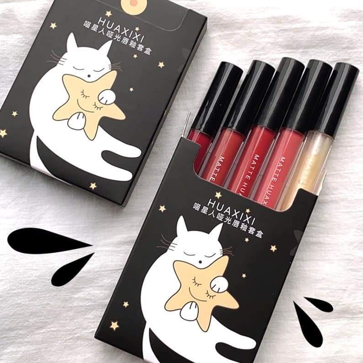 Full Set Son Kem Nội Địa Trung 5 Cây Huaxixi