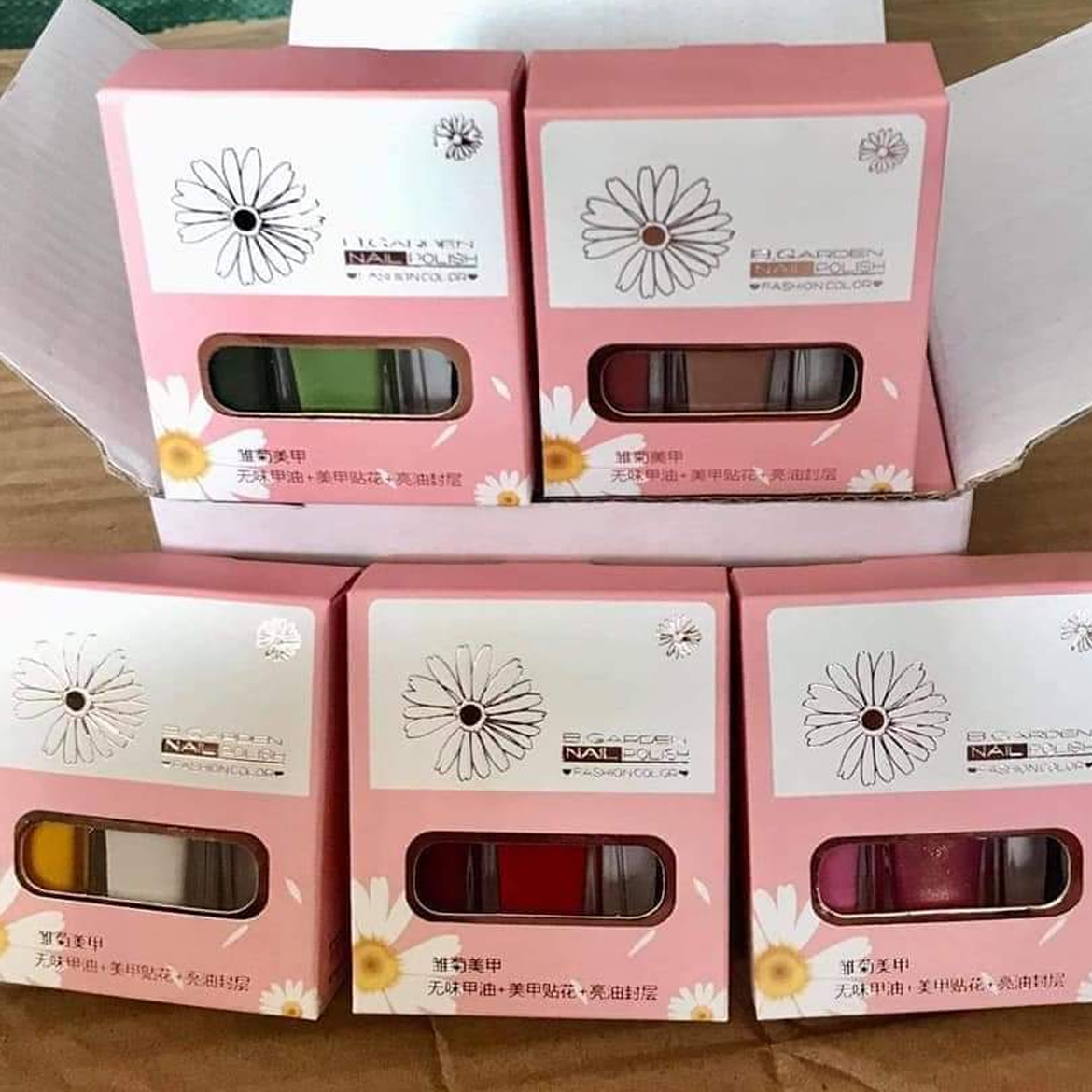 Sơn Móng Tay Nội Địa Trung B.Garden Nail Polish 3 chai