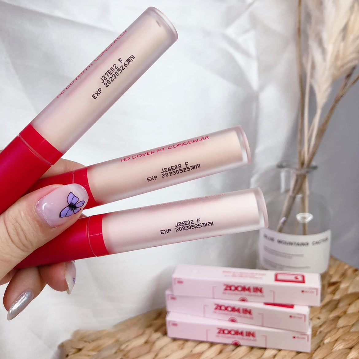Kem Che Khuyết Điểm Black Rouge Zoom In HD Cover Fit Concealer