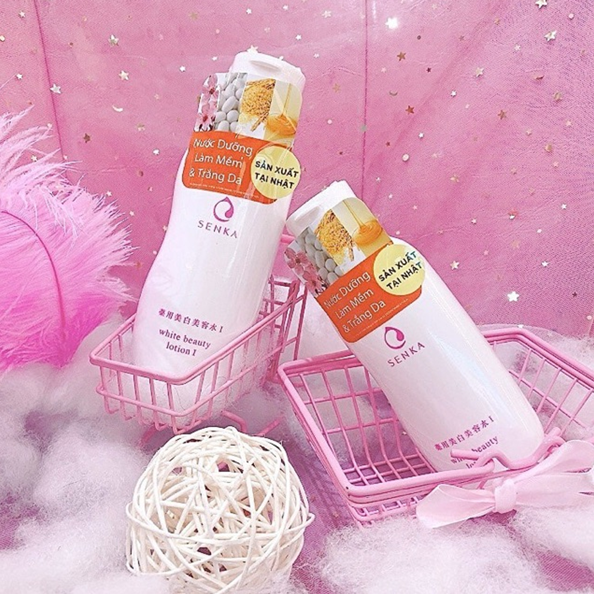 Dưỡng Trắng Làm Mềm Da Senka White Beauty Lotion