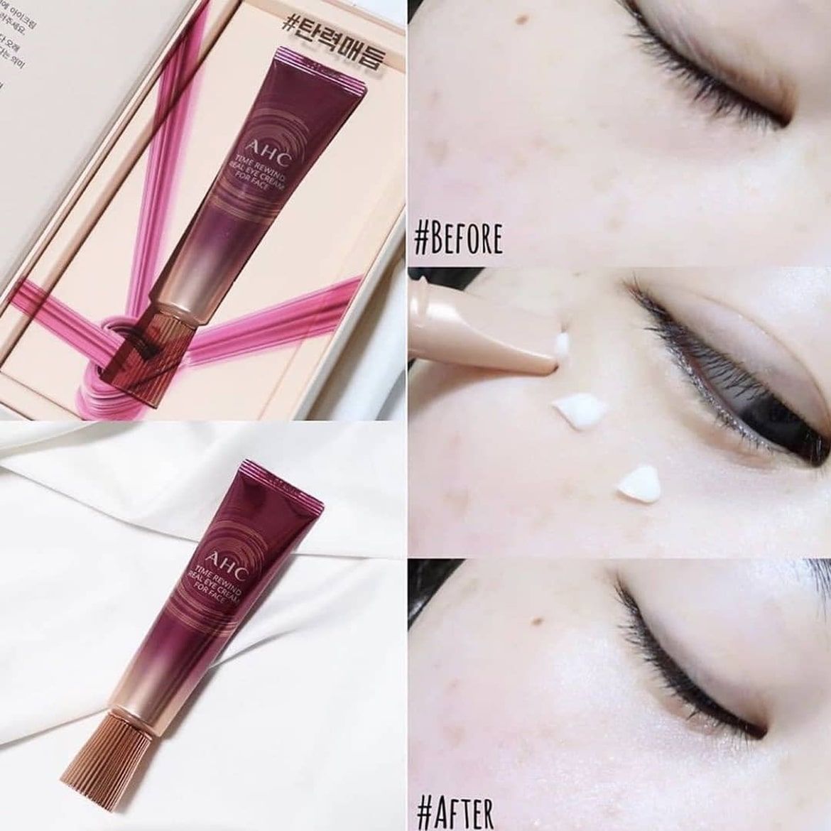 Kem Dưỡng Mắt AHC Time Rewind Real Eye Cream For Face