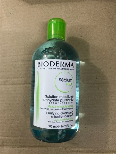  (100 & 500ml) Nước Tẩy Trang Dịu Nhẹ Cho Da Mặt  BIODERMA Crealine/Sebium H20 