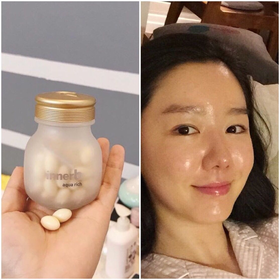 Viên Uống Cấp Nước Và Bổ Sung Collagen InnerB Aqua Rich