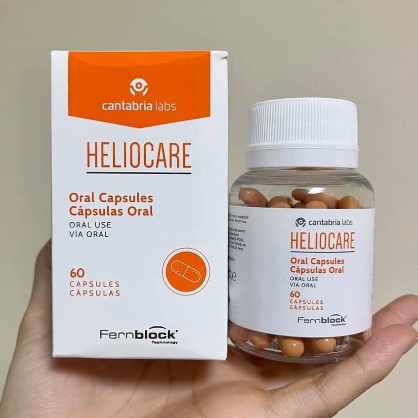  Viên Uống Chống Nắng HELIOCARE 60 Viên Capsulas Oral (DATE 03/2027) 