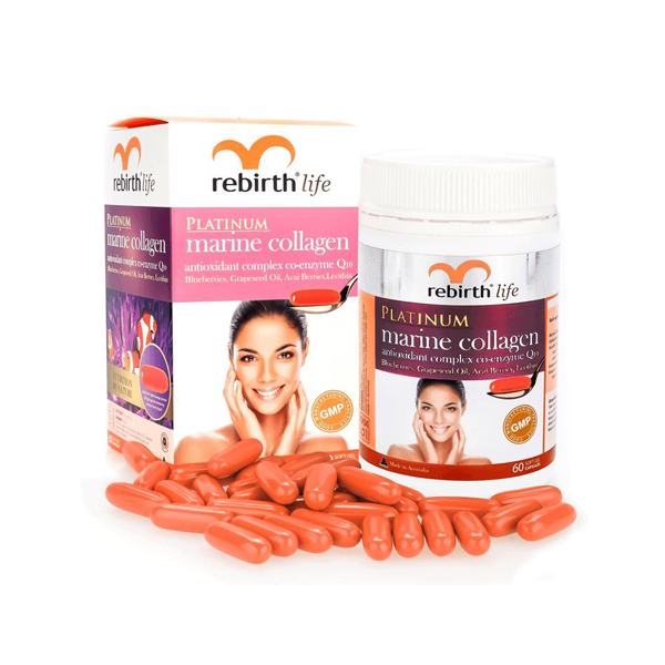 Viên Uống Rebirth Platinum Marine Collagen
