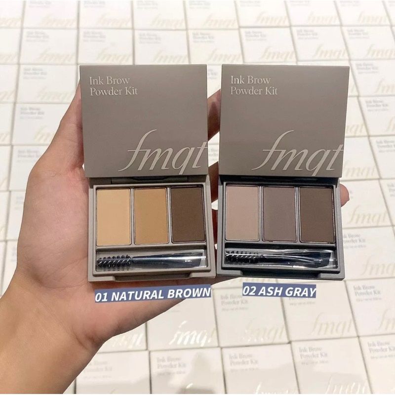  Bột Tán Kẻ Chân Mày 3 ô Thuần Chay fmgt The Face Shop Ink Brow Powder Kit 