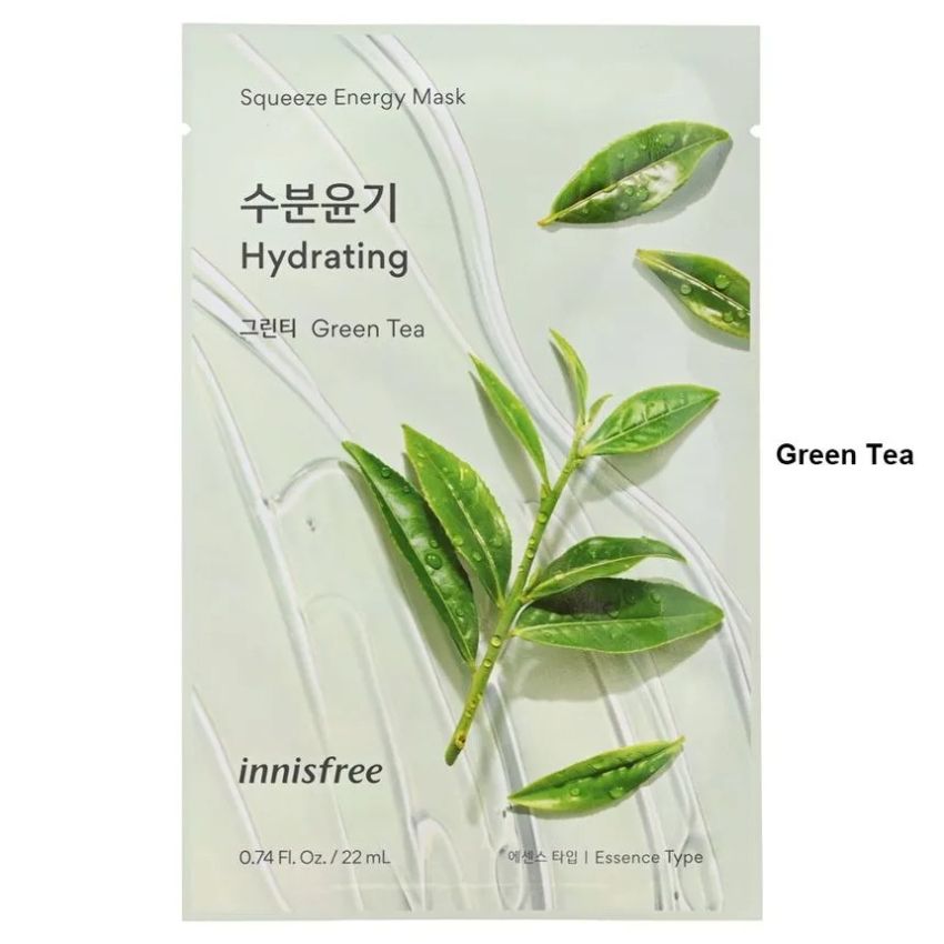  Mặt Nạ Giấy Chiết Xuất Thiên Nhiên INNISFREE Squeeze Energy Mask 