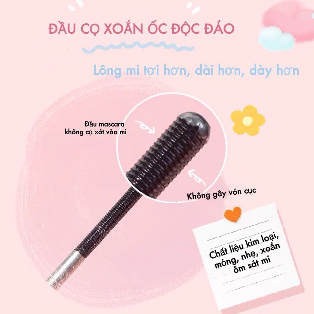  Mascara 3D Cong Dài Mi Chống Nhòe GOGO TALES Sunny Feather Curl Mascara (GT347) 