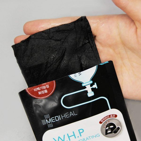 Mặt Nạ Than Hoạt Tính Giúp Làm Trắng Da Mediheal W.H.P White Hydrating Black Mask