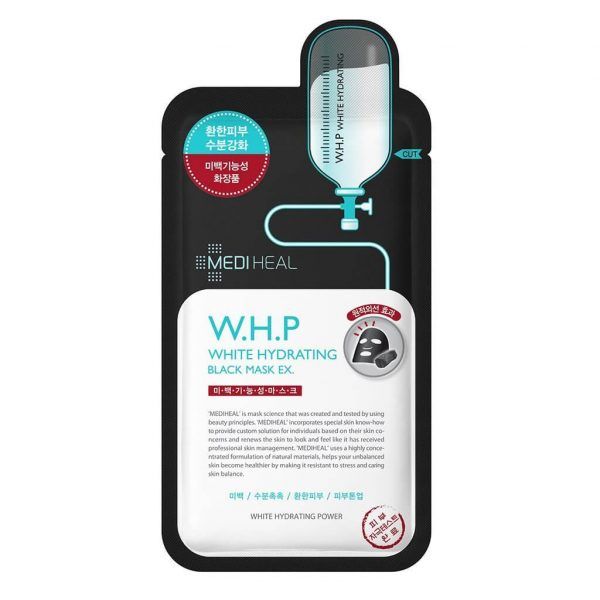 Mặt Nạ Than Hoạt Tính Giúp Làm Trắng Da Mediheal W.H.P White Hydrating Black Mask