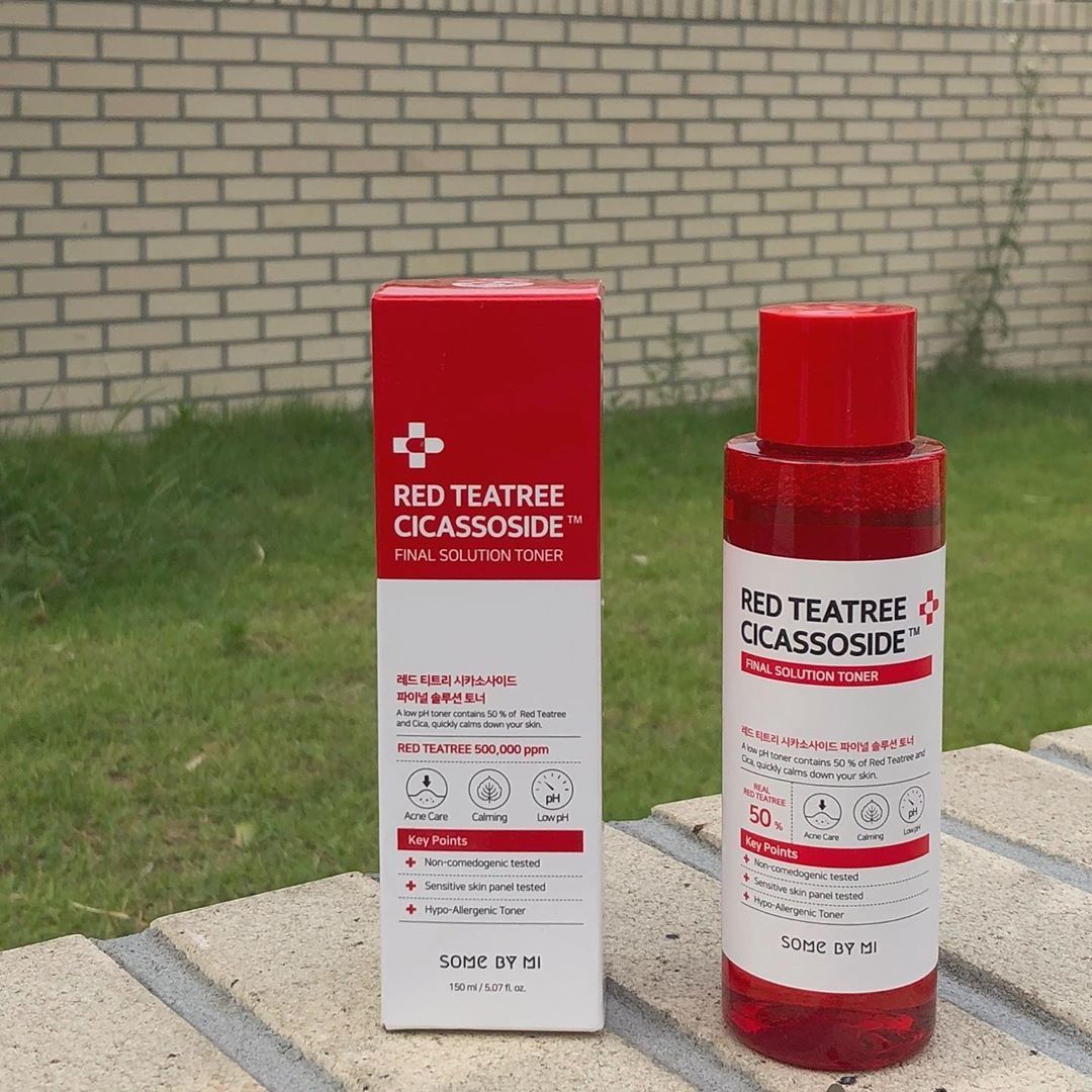 Nước Hoa Hồng Giảm Mụn Some By Mi Red Teatree Cicassoside Final Solution Toner