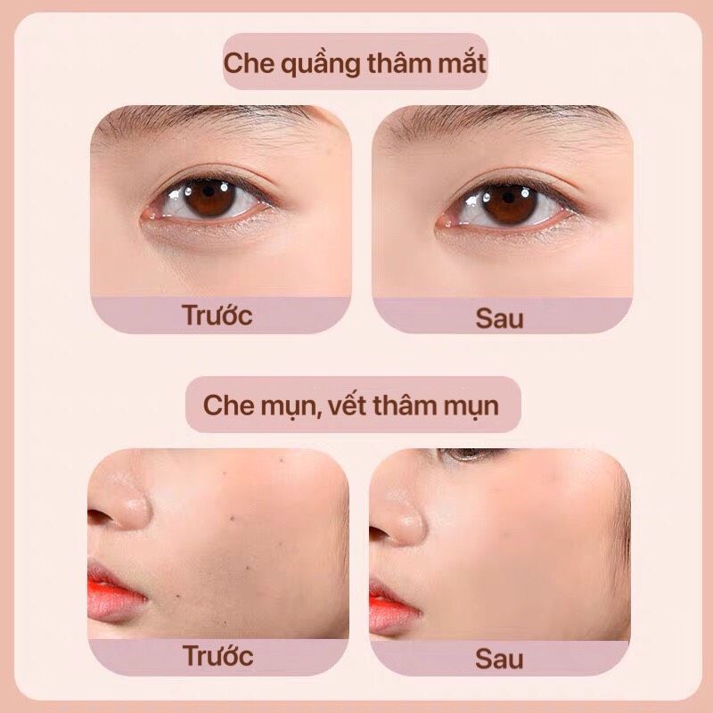 Che Khuyết Điểm 2 Đầu Tiện Lợi GOGO TALES Moisturizing Traceless Concealer