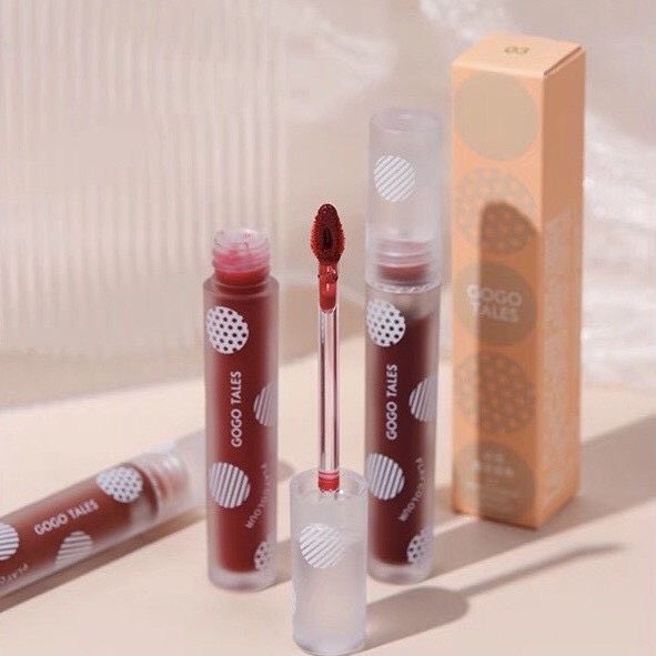  Son kem tint bóng Gogo Tales Ice Transparent Mirror Lipgloss NĐT 