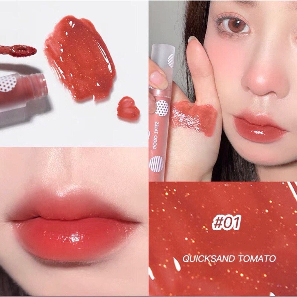 Son kem tint bóng Gogo Tales Ice Transparent Mirror Lipgloss NĐT