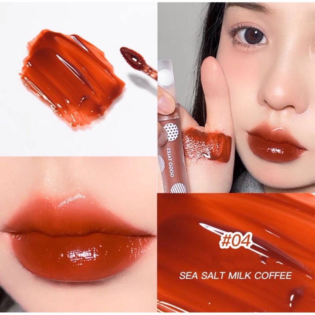  Son kem tint bóng Gogo Tales Ice Transparent Mirror Lipgloss NĐT 