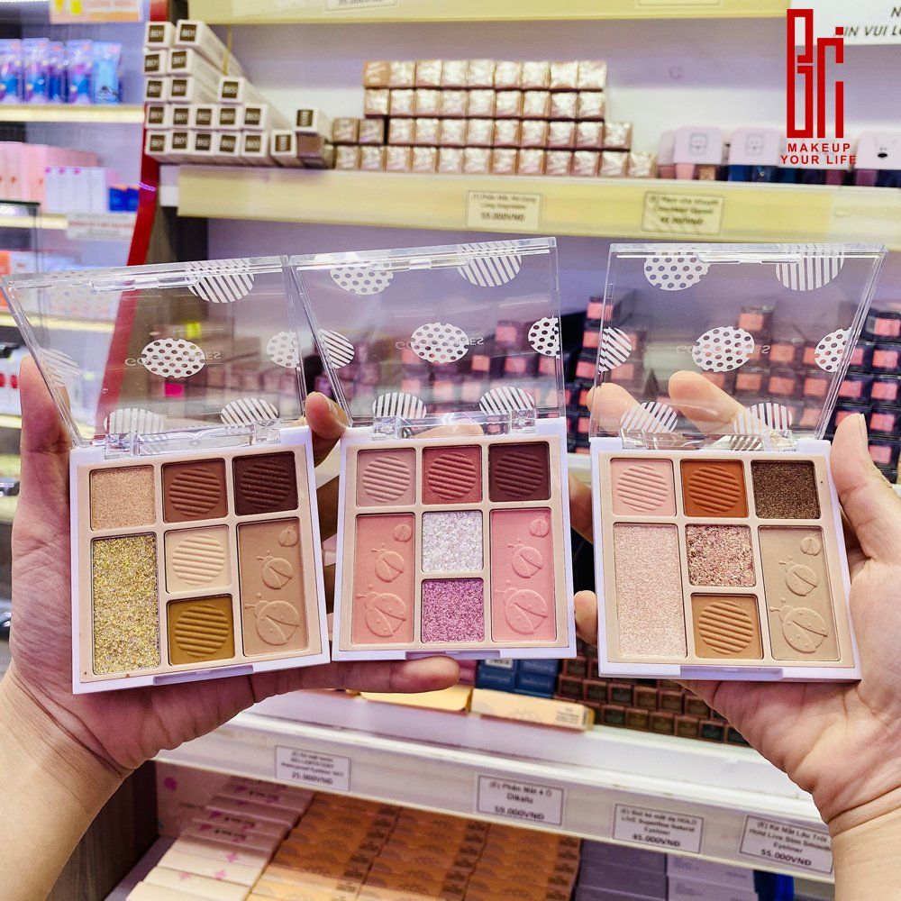 Bảng Phấn Mắt 7 Màu Bubble Spot Eyeshadow Palette NĐT