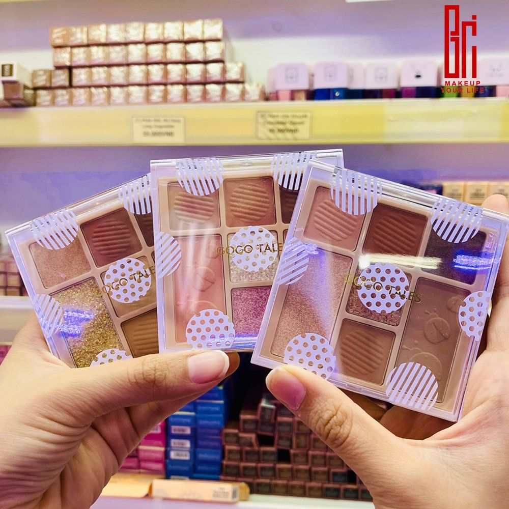Bảng Phấn Mắt 7 Màu Bubble Spot Eyeshadow Palette NĐT