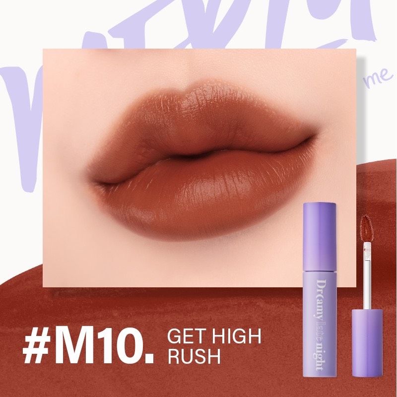 Son Kem Lì Merzy Dreamy Late Night Mellow Tint - Phiên bản A Late Night Mood HOT NHẤT HÈ 2021