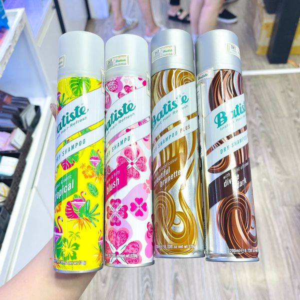  Dầu Gội Khô BATISTE Dry Shampoo Anh - 200ml 