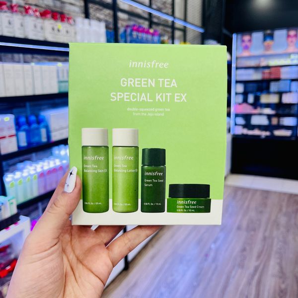  Kit Set 4 Món Dưỡng Da Dùng Thử INNISFREE Green Tea Special Kit EX 