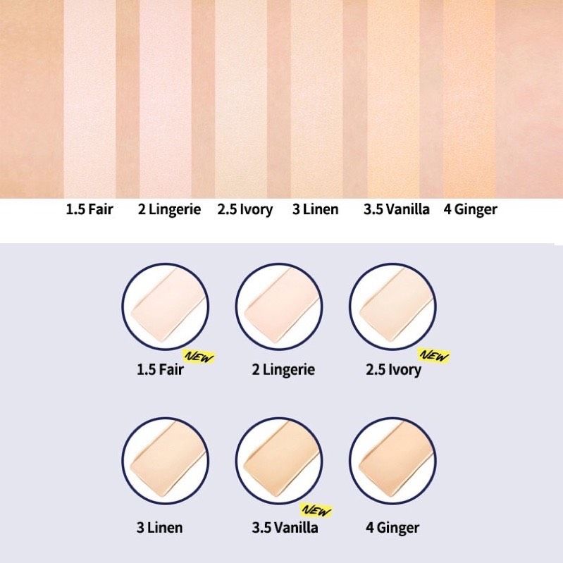  Phấn Nước Cushion Che Phủ Hoàn Hảo Lâu Trôi CLIO Kill Cover Founwear All New SPF50+ PA+++ (Tặng kèm lõi) 