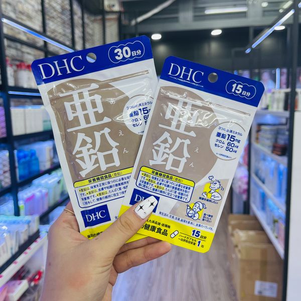  Viên Uống Bổ sung Kẽm DHC Zinc Nhật Bản (30/60 ngày) 