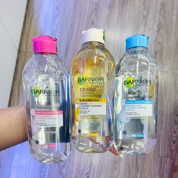  Nước Tẩy trang Lành Tính GARNIER Micellar Cleansing Water - 400ml 