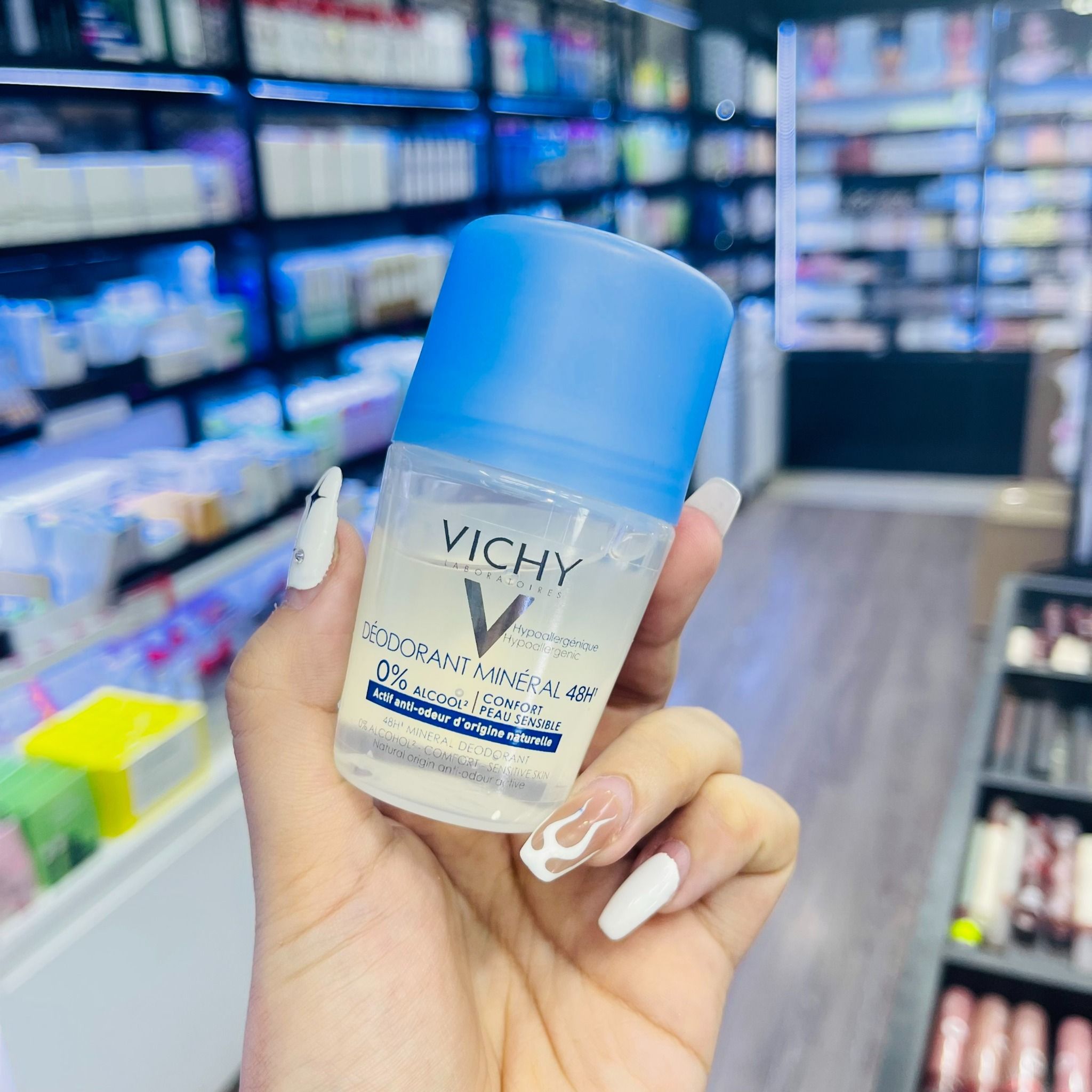  (Đủ Loại) Lăn Khử Mùi Khô Thoáng Vùng Da Dưới Cánh Tay Từ 48-72h VICHY Deodorant 