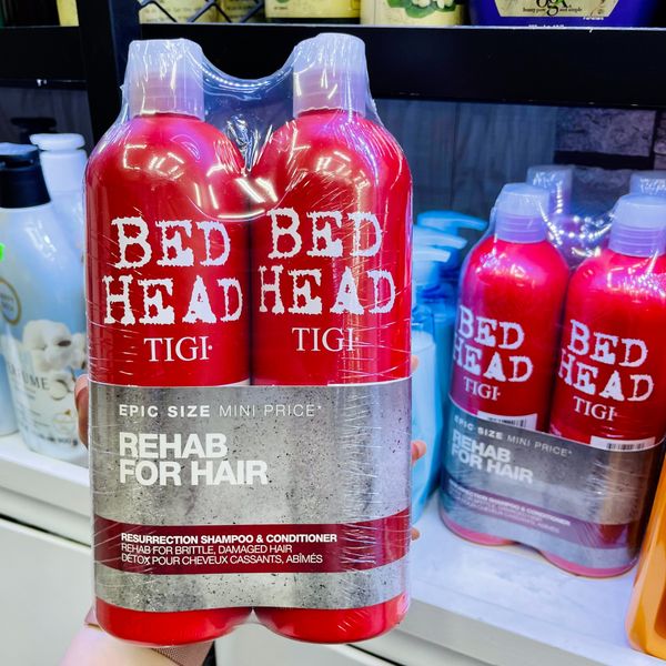  Bộ Gội-Xả Bed Head TIGI Đỏ Chăm Sóc Tóc Hư Tồn Chuyên Dùng Cho Spa - 750ml/chai 