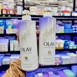  Sữa Tắm Dưỡng Trắng Tái Tạo Da OLAY Cleansing & Renewing B3 + Retinol Night Time Body Wash - 530ml 