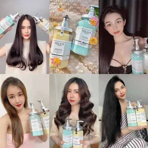  (Mini/Fullsize) Cặp Gội Xả Tóc WEILAIYA Phục Hồi Đa Tầng Nấm Truffle - 450ml x 2 