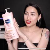  (Mẫu MỚI) Sữa Dưỡng Thể VASELINE Dưỡng Da Trắng Hồng Không Bết Rít Healthy Bright Daily Brightening Even Tone Lotion Non Greasy 725ml 