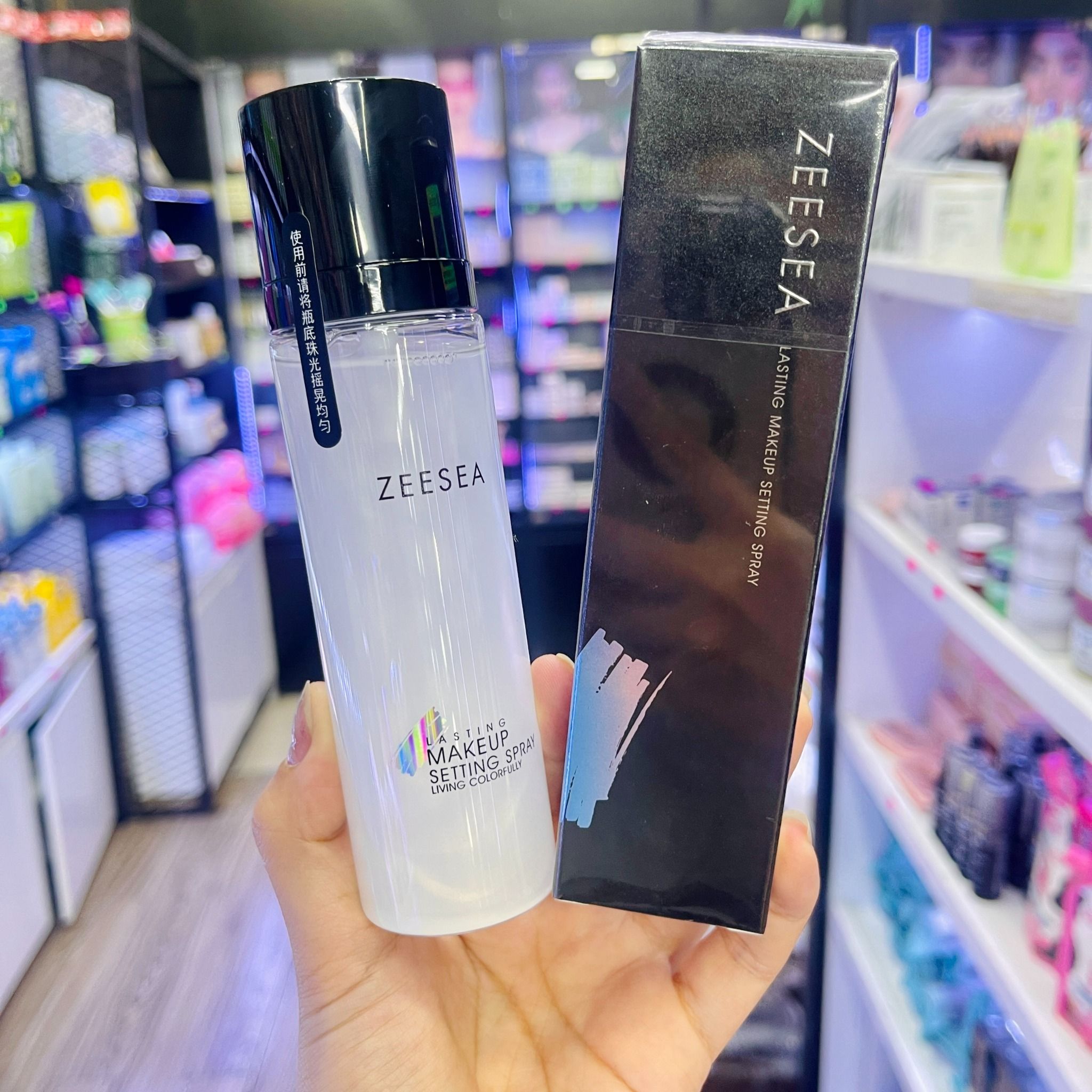  Xịt Khóa Nền Bắt Sáng, Bền Lớp Trang Điểm ZEESEA Lasting Makeup Setting Spray - 100ml 