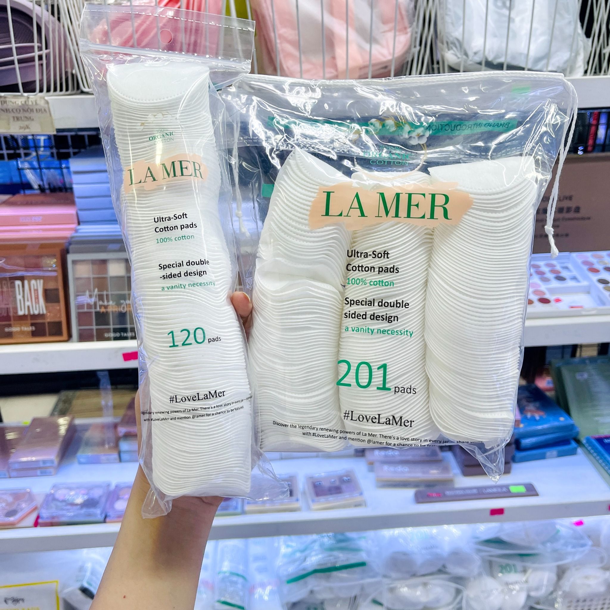  Bông Tẩy Trang Cotton Tự Nhiên LAMER Ultra-Soft Cotton Pads 