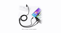 Cáp sạc đa năng 3 in 1 MrYes (Lightning + USB-C + Micro-USB)
