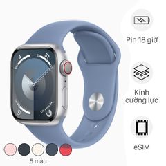 Apple Watch S9 LTE 45mm Viền Nhôm Dây Cao Su (VN/A)