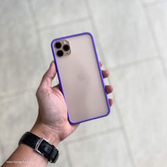 Ốp lưng iPhone 11 Pro Max Fashion Nhám Viền Màu