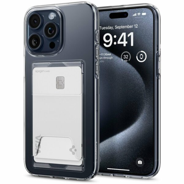 Ốp lưng Spigen iPhone 15 Pro Max Crystal Slot