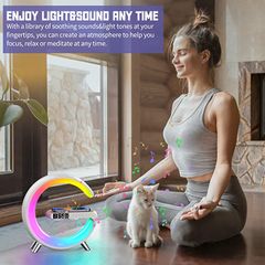 Loa Bluetooth đèn LED Đồng hồ đa năng