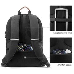 Balo Tomtoc (USA) Travel Backpack For Ultrabook 15